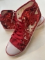 Preview: Karnevalsschuhe Schuhe Karneval Pailletten Damen Herren Fasching Karnevalskostüm Rot Wende